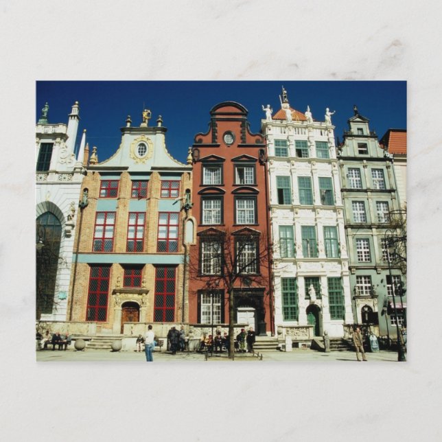 Carte postale des maisons étroites (Devant)