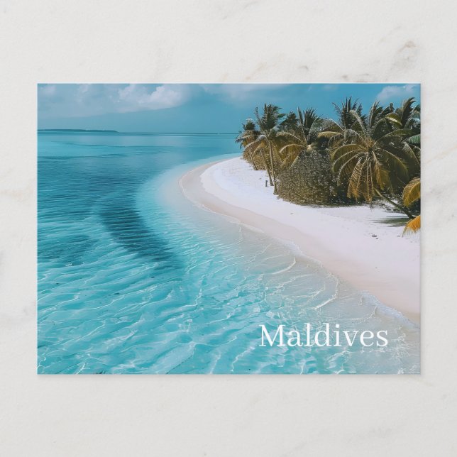 Carte postale des Maldives (Devant)