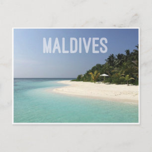 Carte postale des Maldives