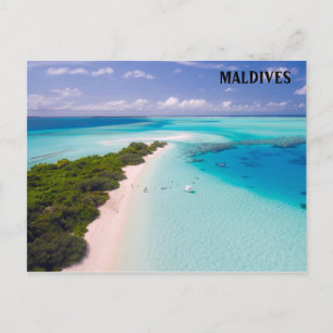 Carte postale des Maldives