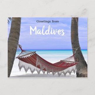 Carte postale des Maldives