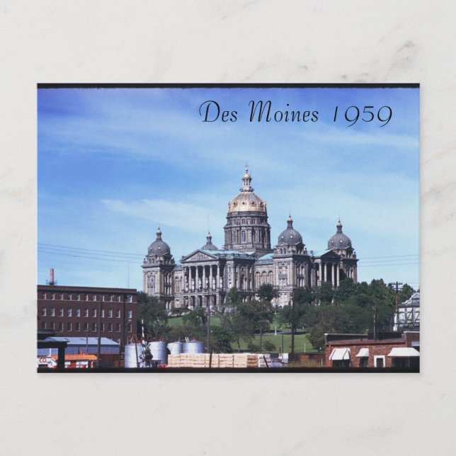 Carte postale Des Moines 1959 (Devant)