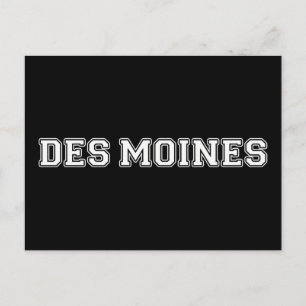 Carte Postale Des Moines Iowa