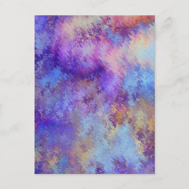 carte postale des nuages violets (Devant)
