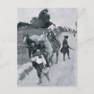 Carte Postale Des réfugiés conservateurs en route pour le Canada