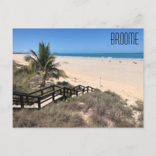 carte postale des sables de plage du câble