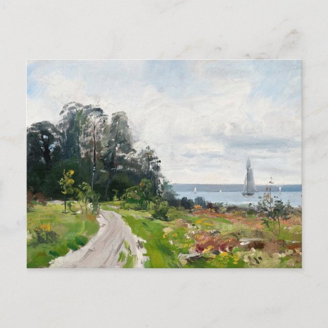 Carte postale des voiliers d'Abrahamsson (Devant)