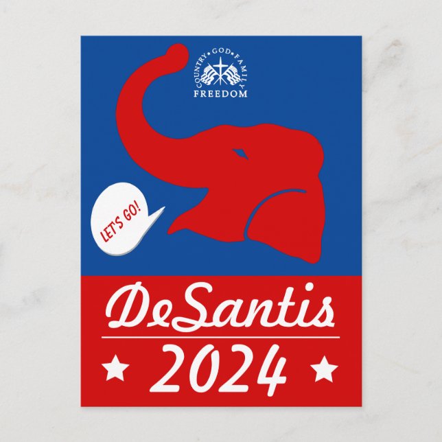 Carte Postale DeSantis 2024 (Devant)