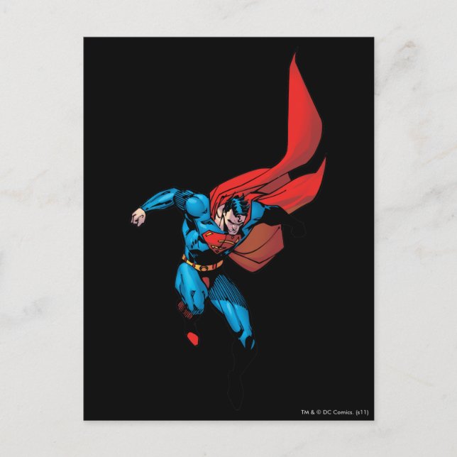 Carte Postale Descendre - Superman (Devant)