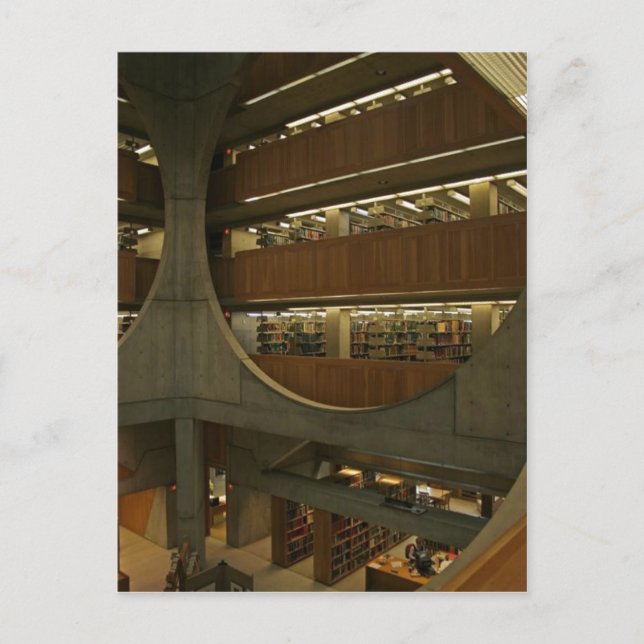 Carte Postale Description Bibliothèque Exeter. Exeter, New Hamps (Devant)