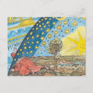 Carte Postale Description fantastique du système solaire