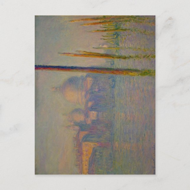 Carte Postale Description Grand Canal, Venise, 1908 par Claude M (Devant)