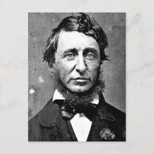 Carte Postale Description Henry David Thoreau (1817-1862) en jui