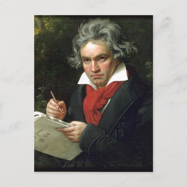 Carte Postale Description Ludwig van Beethoven (17701827) auf ei (Devant)