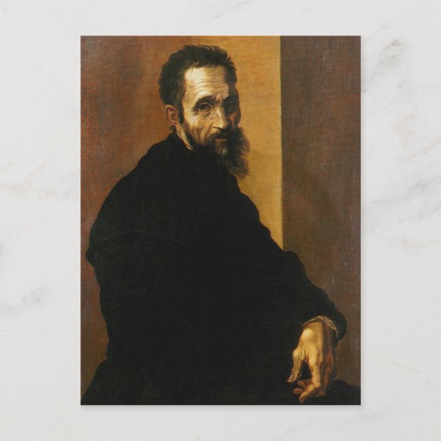 Carte Postale Description Michelangelo Buonarroti GEO Époque : d (Devant)
