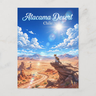 Carte Postale Désert d'Atacama Chili