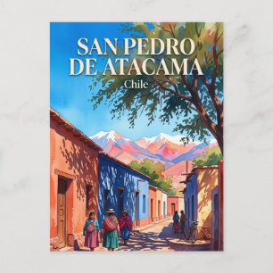 Carte Postale Désert d'Atacama, San Pedro de Atacama Chili