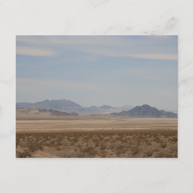 Carte Postale Désert de Mojave (Devant)