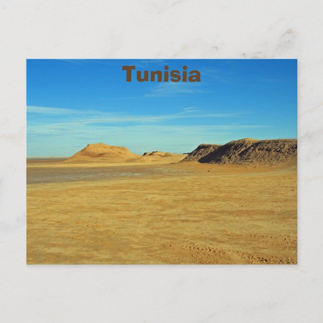 Carte Postale Désert du Sahara, Tunisie (Devant)