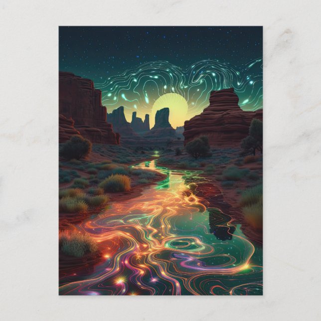 Carte Postale Désert du Sud-Ouest Arizona Utah Cosmos Paysage (Devant)