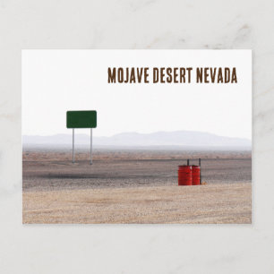 Carte Postale Désert Mojave Nevada