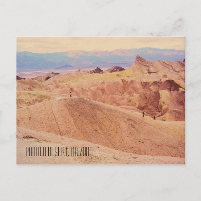 Carte Postale Désert peint, AZ (Devant)