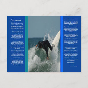 Carte postale DESIDERATA Face Dive