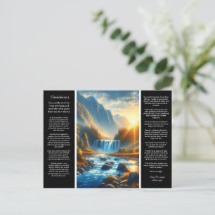 Carte Postale Desiderata Waterfall Haven