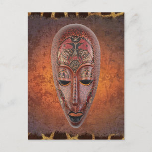 Carte postale - Design africain pour toutes les oc