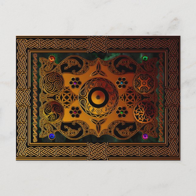 Carte postale Design celtique (Devant)