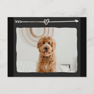 Carte Postale Design Coeur et Flèche