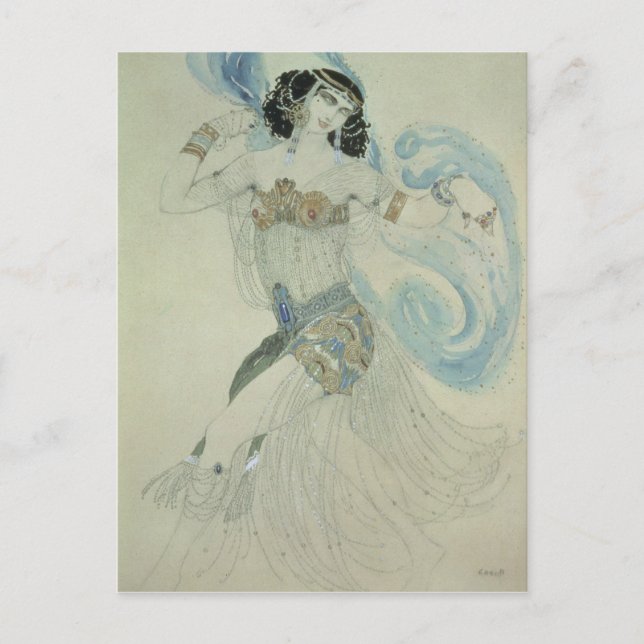 Carte Postale Design de costume pour Salome (Devant)