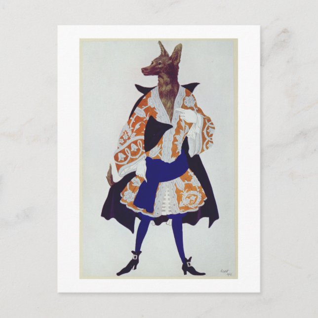 Carte Postale Design de costume pour The Wolf, de Sleeping Beaut (Devant)