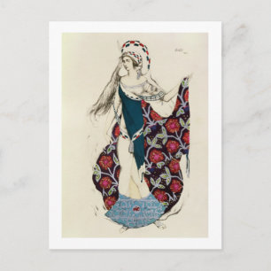 Carte Postale Design de costume pour une femme, de Judith, 1922 