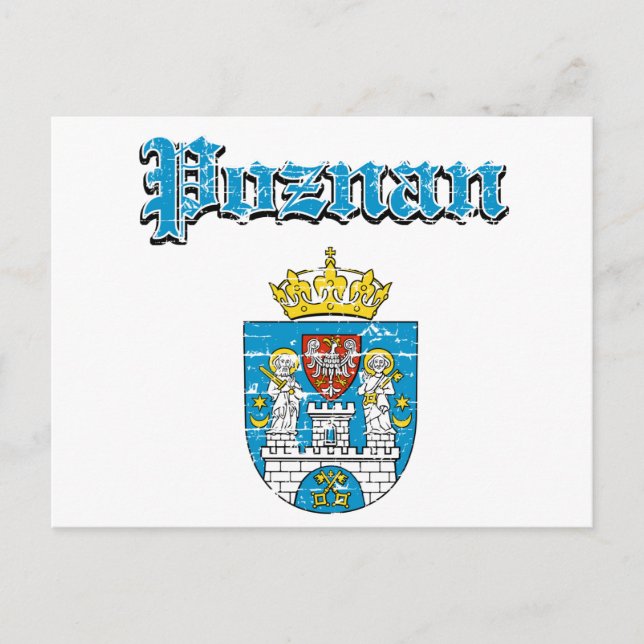 Carte Postale Design de la ville de Poznan (Devant)