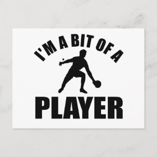 Carte Postale Design de ping-pong cool
