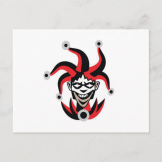 Carte Postale Design de plaisanterie effrayant