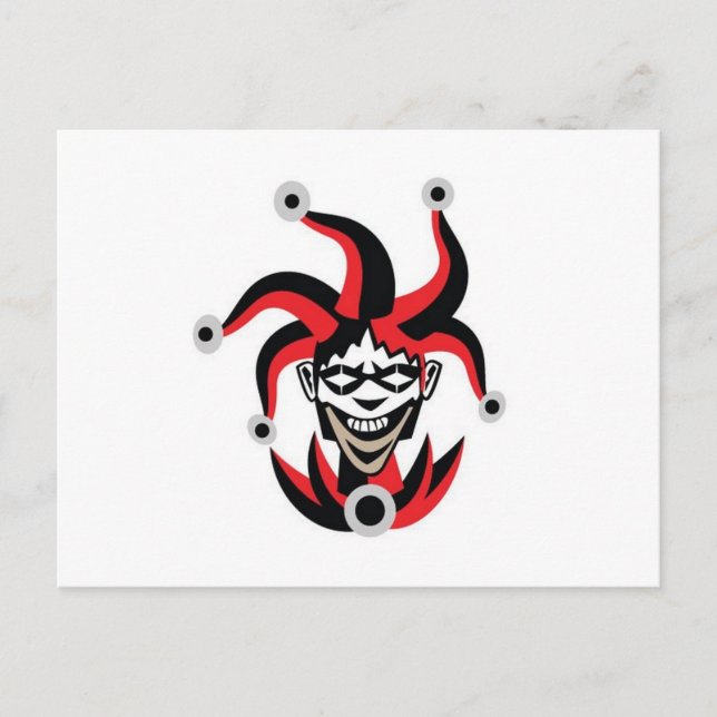 Carte Postale Design de plaisanterie effrayant (Devant)