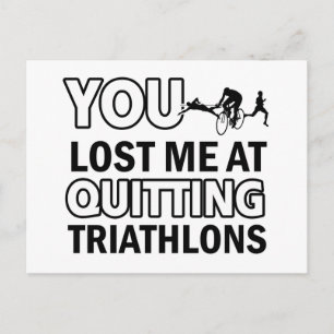 Carte Postale Design de triathlon cool