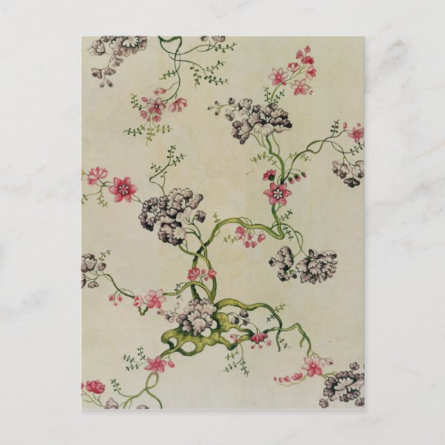 Carte Postale Design en soie par Anna Maria Garthwaite, 1740 (Devant)