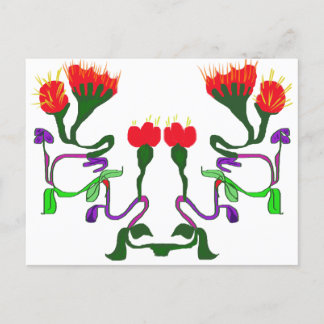 Carte Postale design floral