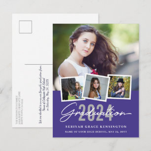 Carte Postale Design moderne N'importe quelle année Diplôme 4 Ph