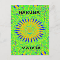 Design Motif africain en vert et en or