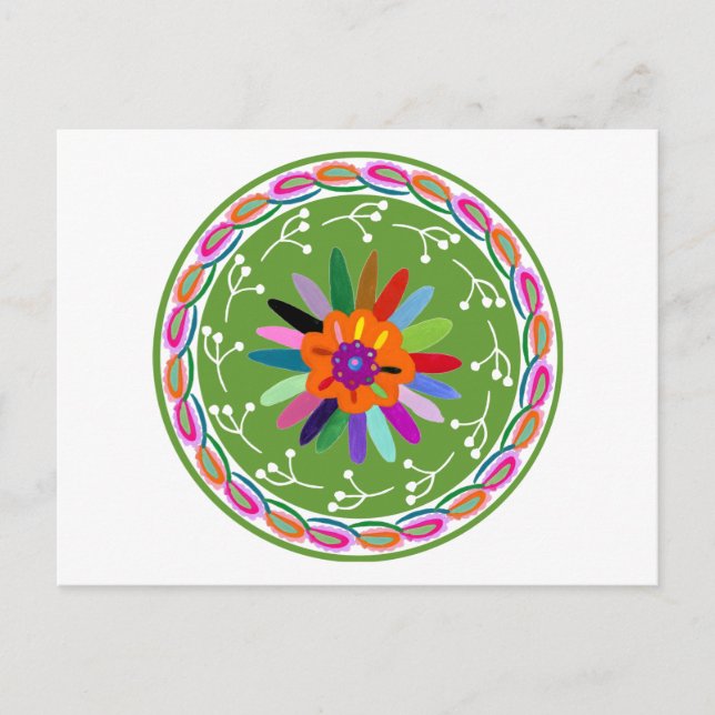 Carte Postale Design Otomi moderne (Devant)