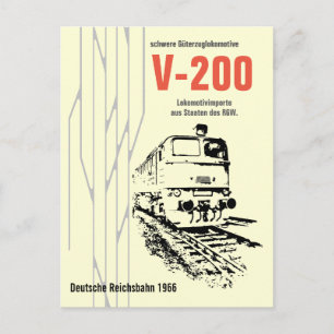 Carte Postale Design publicitaire Reichsbahn