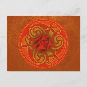 Carte postale Design Spiral Art Celtique