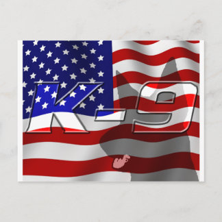 Carte Postale Design USA K9
