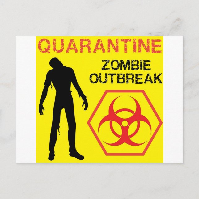 Carte Postale Design Zombie (Devant)