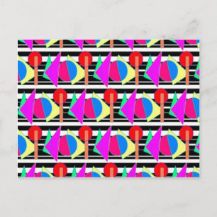 Carte Postale Designs des années 80