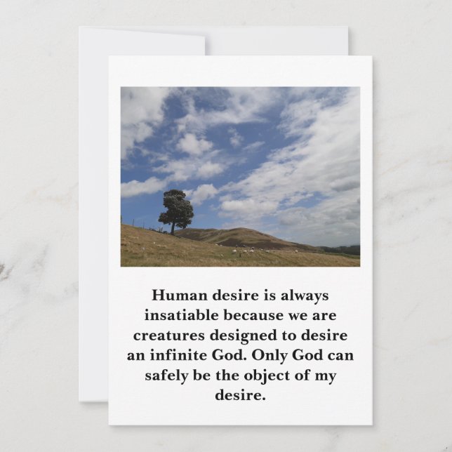 Carte postale Désir humain (Devant)
